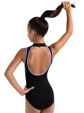 Load image into Gallery viewer, Color Pop Zip Front Leotard - Girls
12015C