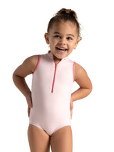 Load image into Gallery viewer, Color Pop Zip Front Leotard - Girls
12015C