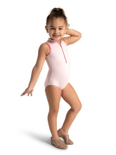 Load image into Gallery viewer, Color Pop Zip Front Leotard - Girls
12015C