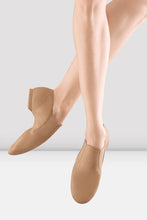 Load image into Gallery viewer, Ladies Leather Elasta Jazz Booties