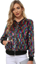 Load image into Gallery viewer, KANCY KOLE Womens Sequin Jacket