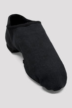 Load image into Gallery viewer, S0473L Ladies Phantom Stretch Canvas Jazz Shoes-BLACK