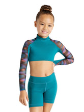 Load image into Gallery viewer, Mystical Forest Long Sleeve Crop Top 11902W