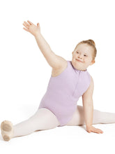 Load image into Gallery viewer, Glitter Glam Zip Front Leotard - Girls *Limited Edition 11908C