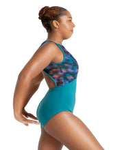 Load image into Gallery viewer, Mystical Forest V Front/ Back Scoop Tank Leotard 11910W
