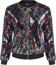 Load image into Gallery viewer, KANCY KOLE Womens Sequin Jacket