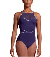 Load image into Gallery viewer, Printed Bind Detail Halter Leotard