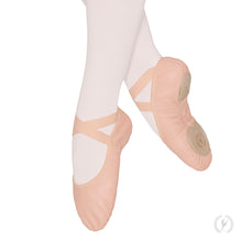 Load image into Gallery viewer, A2004c - Eurotard Child Coupé Leather Split Sole Ballet Shoe, Drawstring Free