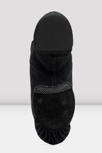 Load image into Gallery viewer, S0473L Ladies Phantom Stretch Canvas Jazz Shoes-BLACK