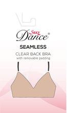 Load image into Gallery viewer, Seamless Clear Back Bra With Removable Padding