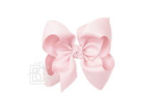 Load image into Gallery viewer, SIGNATURE GROSGRAIN DOUBLE KNOT BOW ON CLIP X-LARGE 5.5” (BKEAC)
