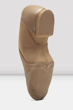 Load image into Gallery viewer, S0495L Ladies Neo-Flex Slip On Leather Jazz Shoes -TAN LEATHER