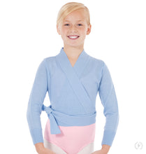 Load image into Gallery viewer, Eurotard Girls Soft Knit Wrap Ballet Sweater 72523c