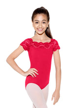 Load image into Gallery viewer, TILLY - SL17 CHILD CAP SLEEVE LACE LEOTARD