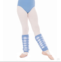 Load image into Gallery viewer, Eurotard Girls Fuzzy Plush 12" Gingham Pattern Legwarmers