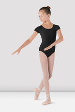 Load image into Gallery viewer, Girls Dujour Cap Sleeve Leotard