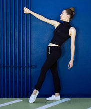 Load image into Gallery viewer, Sweatpant Legging: Black