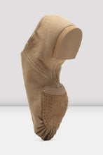 Load image into Gallery viewer, S0473G Girls Phantom Canvas Jazz Shoes -TAN