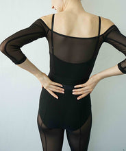 Load image into Gallery viewer, Meshie Tights: Black