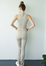Load image into Gallery viewer, Sweatpant Legging: Taupe Heather