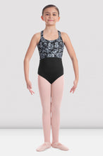 Load image into Gallery viewer, Girls Mirella Jardin Scoop Neck Wide Strap Camisole Leotard M474C