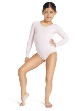 Load image into Gallery viewer, Team Basics Long Sleeve Leotard - Girls TB134C