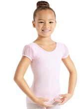 Load image into Gallery viewer, Glitter Glam Puff Sleeve Leotard - Girls *Limited Edition 11886C