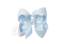 Load image into Gallery viewer, SIGNATURE GROSGRAIN DOUBLE KNOT BOW ON CLIP X-LARGE 5.5” (BKEAC)