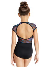 Load image into Gallery viewer, Mystical Forest Cap Sleeve Leotard - Girls 11971C