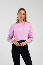 Load image into Gallery viewer, Off-Duty Terry Cropped Crew JLW5009-Bubblegum