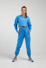 Load image into Gallery viewer, Off-Duty Terry Cropped Crew JLW5009-Azure Blue