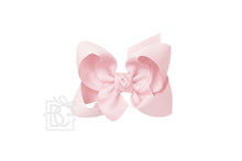 Load image into Gallery viewer, SIGNATURE GROSGRAIN DOUBLE KNOT BOW ON LARGE CLIP 4.5” (BKLAC)