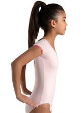 Load image into Gallery viewer, Color Pop Short Sleeve Square Back Leotard - Girls
12019C
