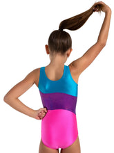 Load image into Gallery viewer, Level Up 3 Panel Tank Leotard - Girls 12027C
