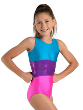 Load image into Gallery viewer, Level Up 3 Panel Tank Leotard - Girls 12027C
