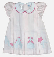 Load image into Gallery viewer, LuLu BeBe Pink Princess Castle Embroidered Dress  C
