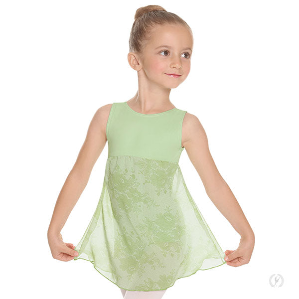 04587c - Eurotard Girls Vintage Lace Tank Dance Dress