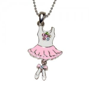 2785 Tutu N Slippers Necklace