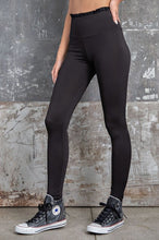 Load image into Gallery viewer, LIZZY  2PC SET-RUFFLE HIGH WAIST LEGGINGS &amp; TOP
