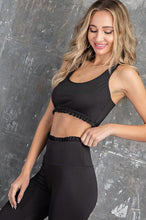 Load image into Gallery viewer, LIZZY  2PC SET-RUFFLE HIGH WAIST LEGGINGS &amp; TOP
