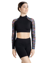 Load image into Gallery viewer, Mystical Forest Long Sleeve Crop Top - Girls 11902C
