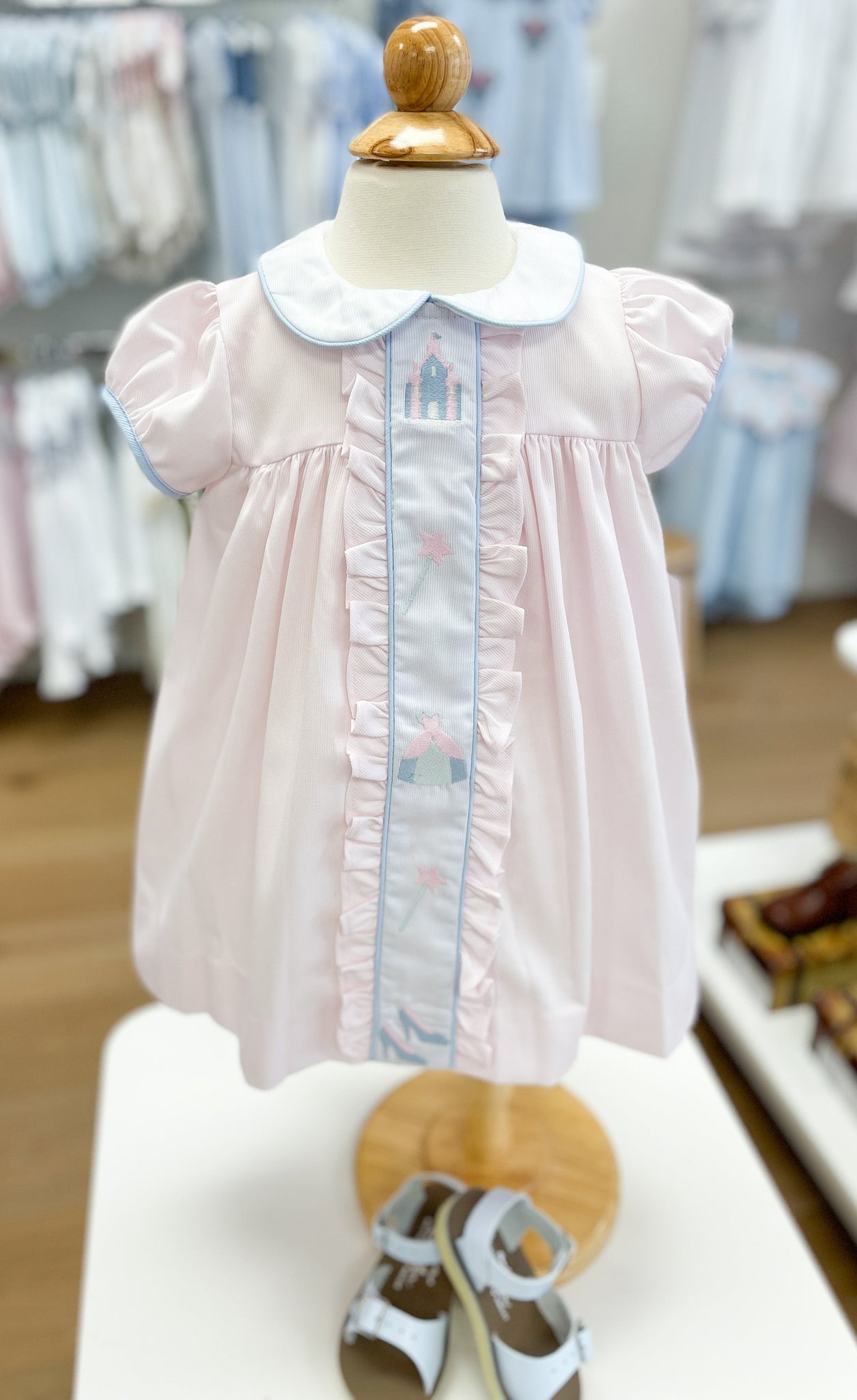 Lulu Bebe Pink Princess Castle Ruffle Dress Raising The Barre Lulu Bebe Pink Princess Castle Ruffle Dress Raising The Barre