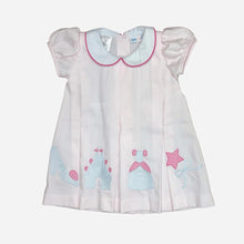 Load image into Gallery viewer, LuLu BeBe Pink Princess Castle Embroidered Dress  C
