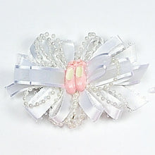 Load image into Gallery viewer, 3932- Satin Bow Pearl w/ Shoes
