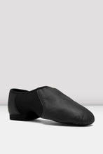 Load image into Gallery viewer, S0495L Ladies Neo-Flex Slip On Leather Jazz Shoes -BLACK LEATHER
