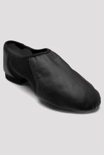 Load image into Gallery viewer, S0495L Ladies Neo-Flex Slip On Leather Jazz Shoes -BLACK LEATHER
