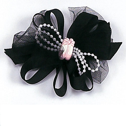 4080 Ballet Slippers w/ Bow Barrette