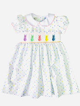 Load image into Gallery viewer, Lulu Bebe Peeps Smocked Waist Dress
