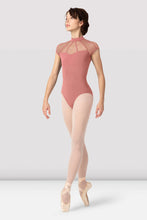 Load image into Gallery viewer, Ladies Victory Corset Cap Sleeve Leotard
