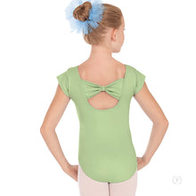 Load image into Gallery viewer, 44286 - Eurotard Girls Bow Back Cap Sleeve Leotard with Tactel® Microfiber
